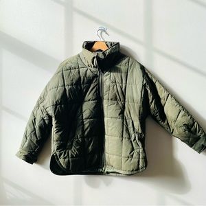 Army Green Puffer Jacket